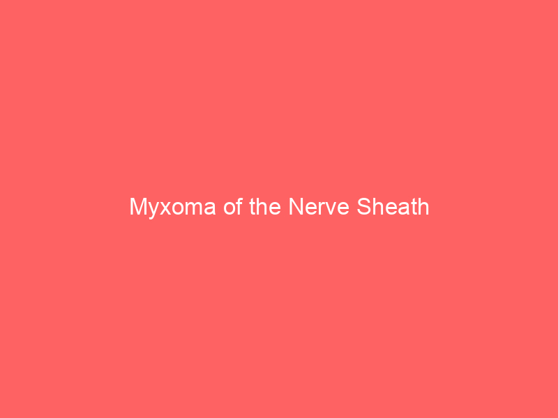 Myxoma of the Nerve Sheath