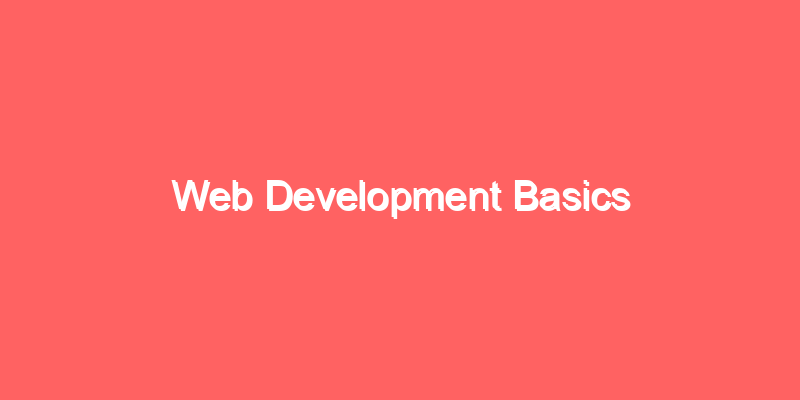 Web Development Basics
