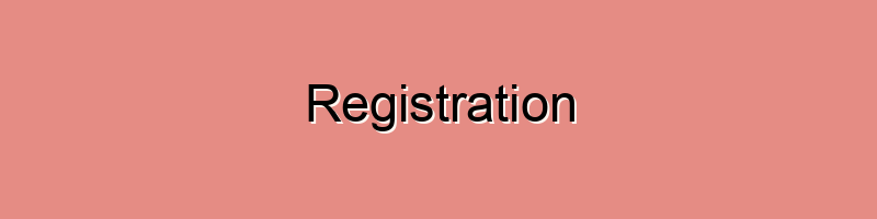 Registration